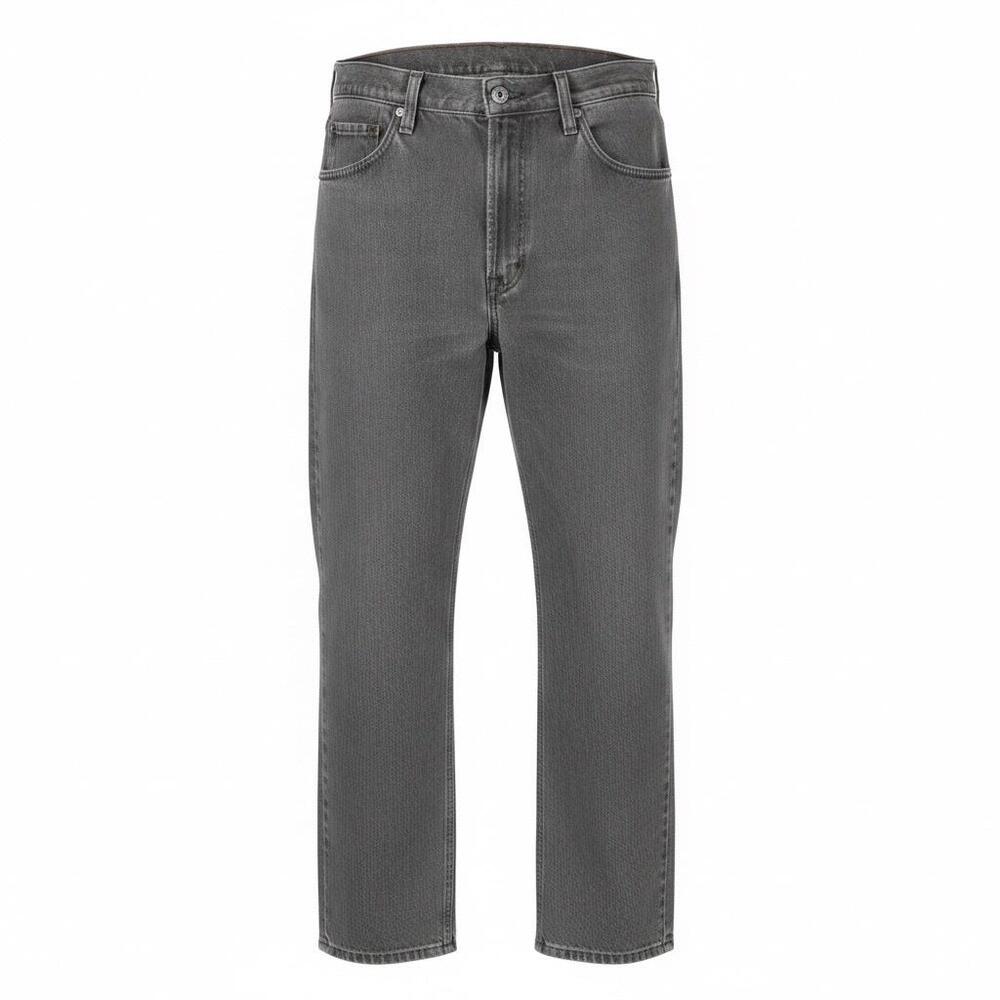Levis 505 Jeans Mens 33x27 Gray Denim Regular Fit Straight Leg Vintage USA